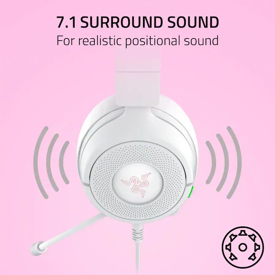 Kraken V3 X Wired USB Headset White (Brand New)