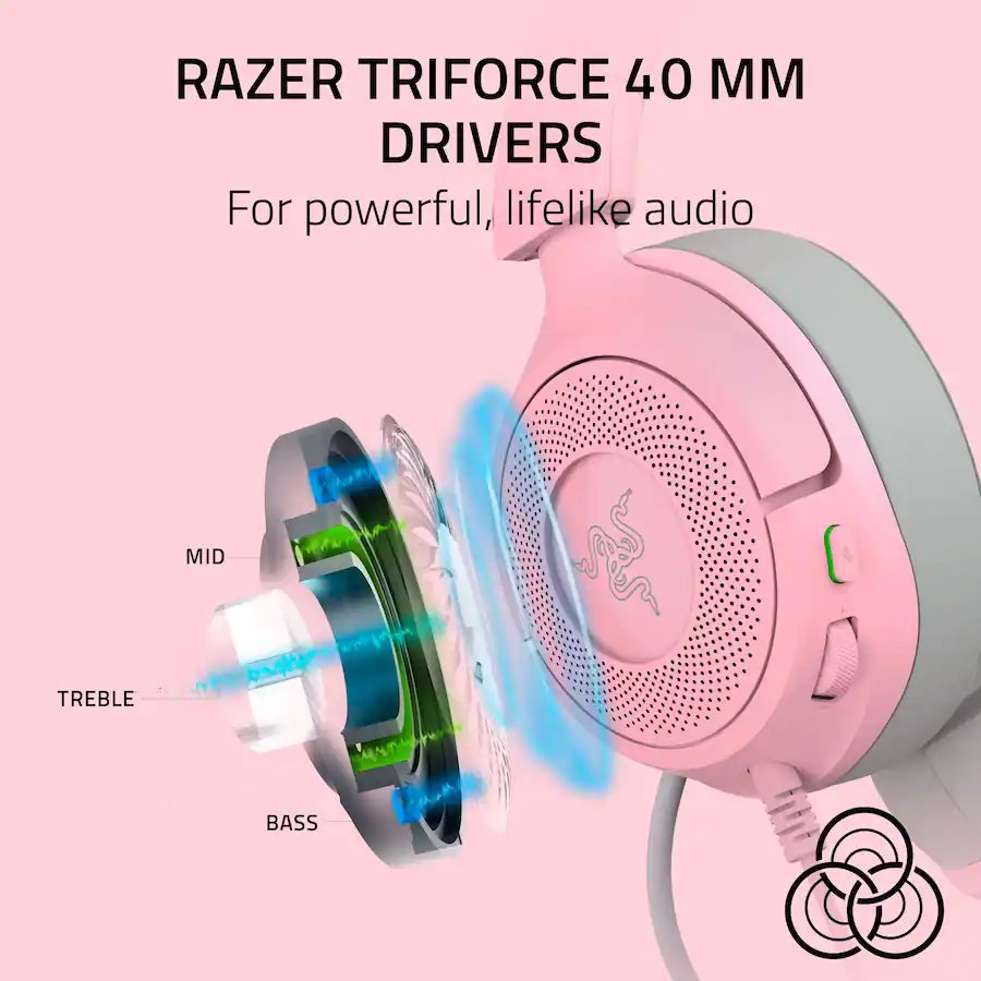 Kraken V3 X Wired USB Headset Quartz (Brand New)