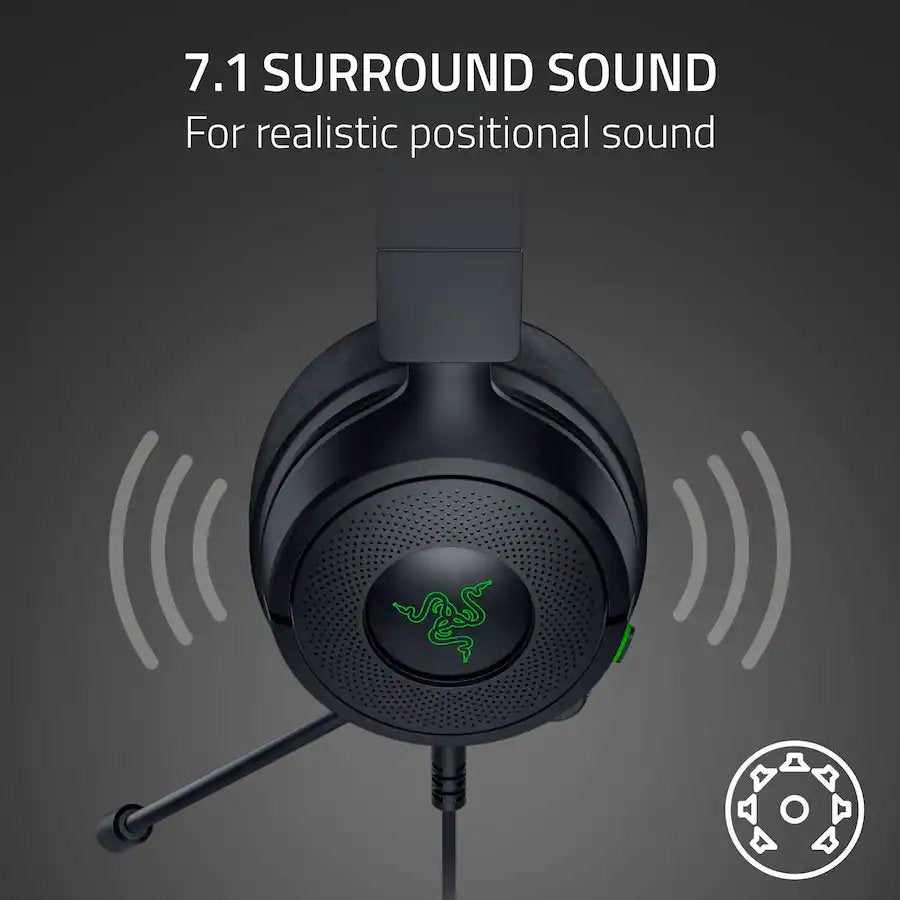 Kraken V3 X Wired USB Headset Black (Brand New)