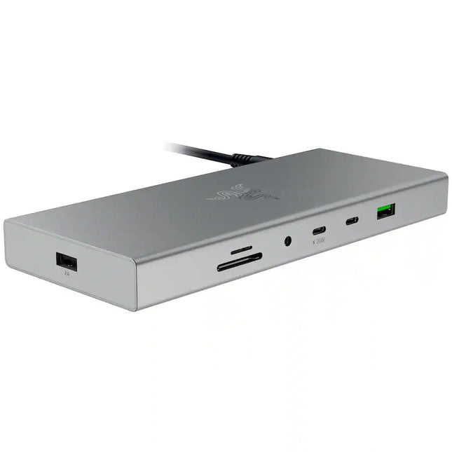 Razer USB 4 Dock Station 14-in-1 Multiports Adapter - Mercury White (Brand New Sealed)