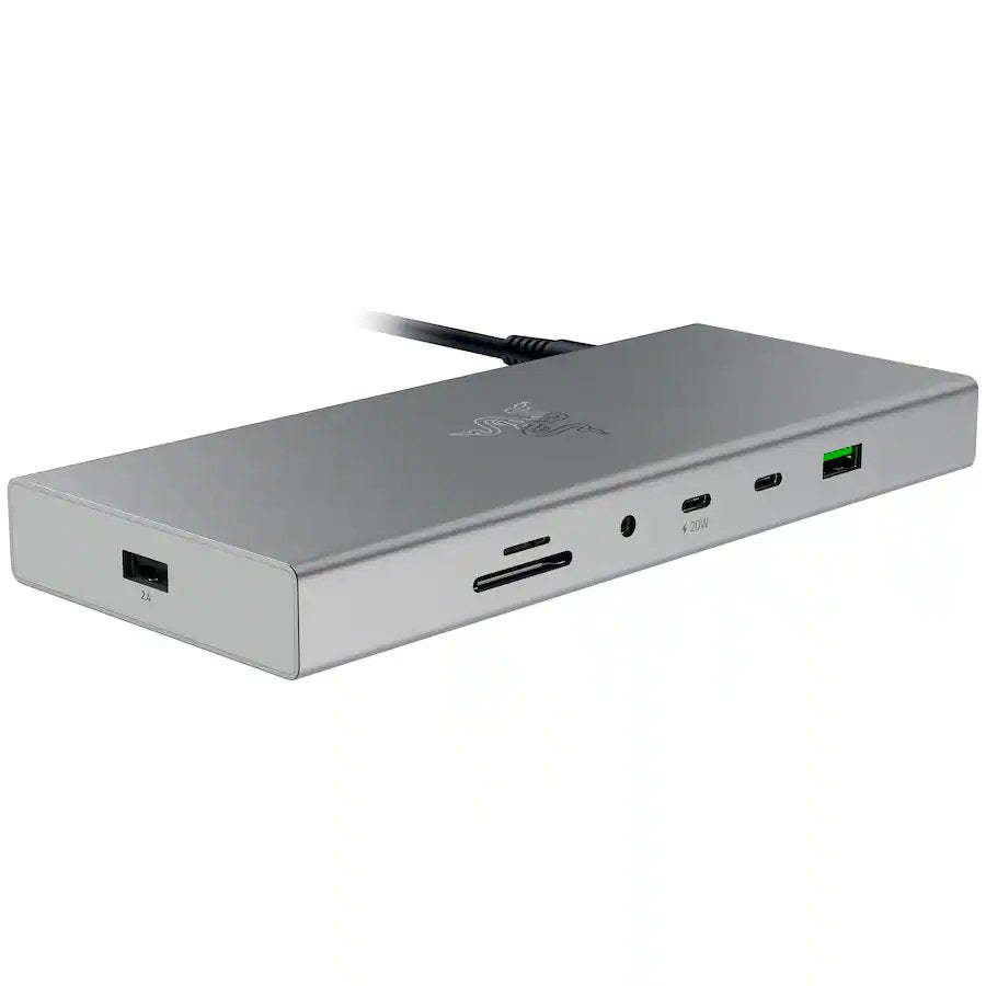 Razer USB 4 Dock Station with 14 Ports Mercury White (Brand New)