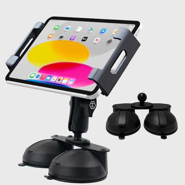 Mighty Mount Dual Suction Cup Tablet Holder