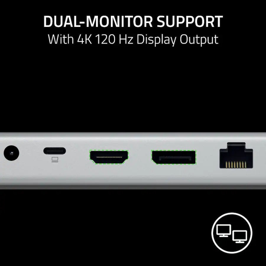 Razer USB 4 Dock Station with 14 Ports Mercury White (Brand New)
