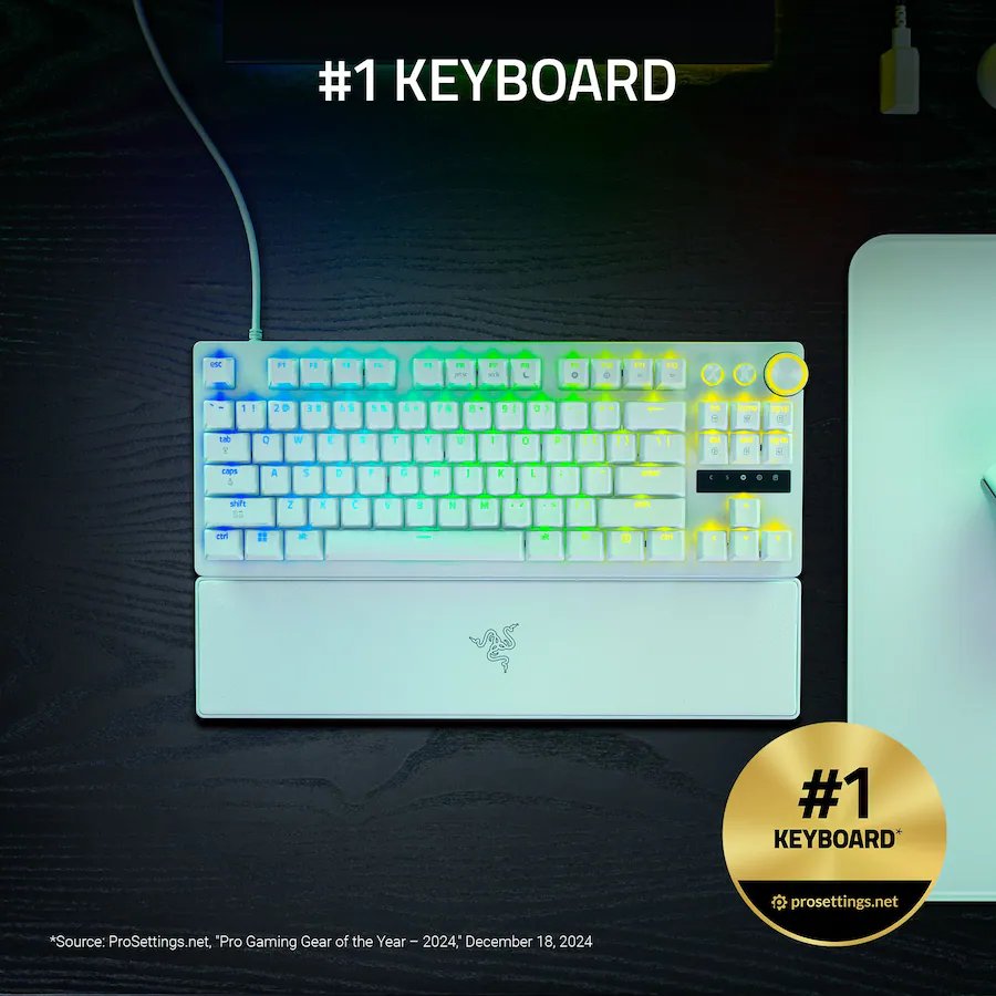 Razer Huntsman V3 Pro TKL 8KHz Analog Optical Keyboard (Razer Renewed)