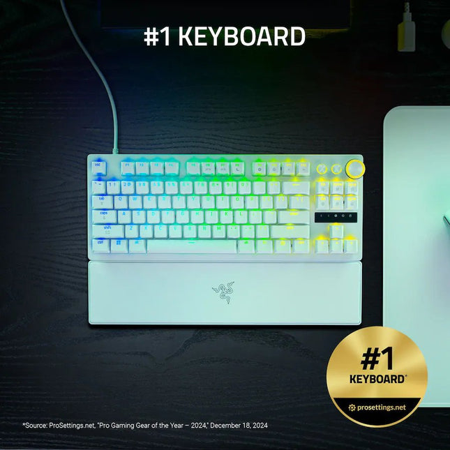 Razer Huntsman V3 Pro TKL 8KHz Analog Optical Keyboard (Razer Renewed)