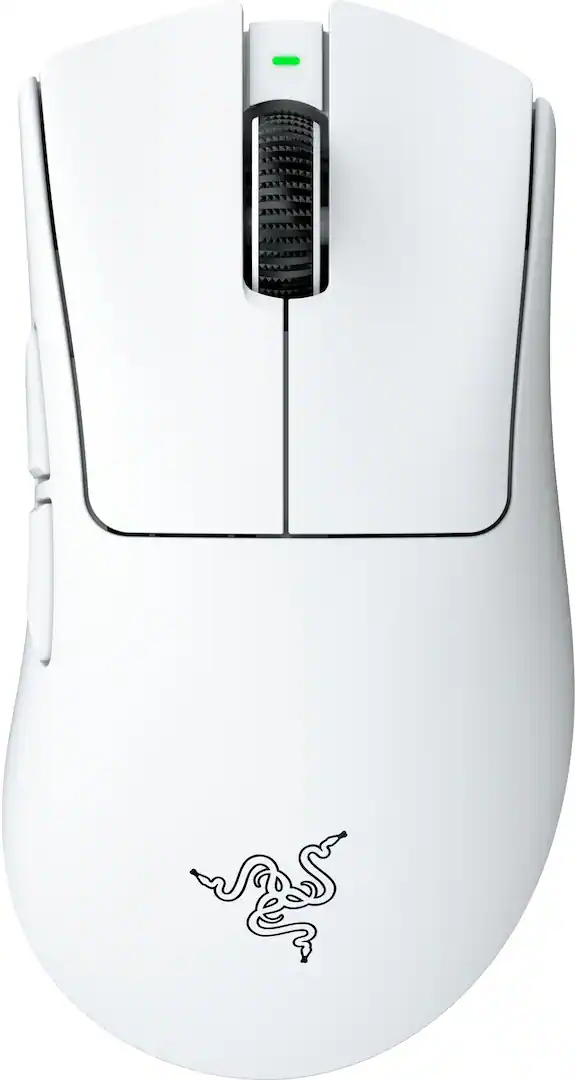Razer DeathAdder V4 Pro Wired Gaming Mouse White (Razer Renewed)