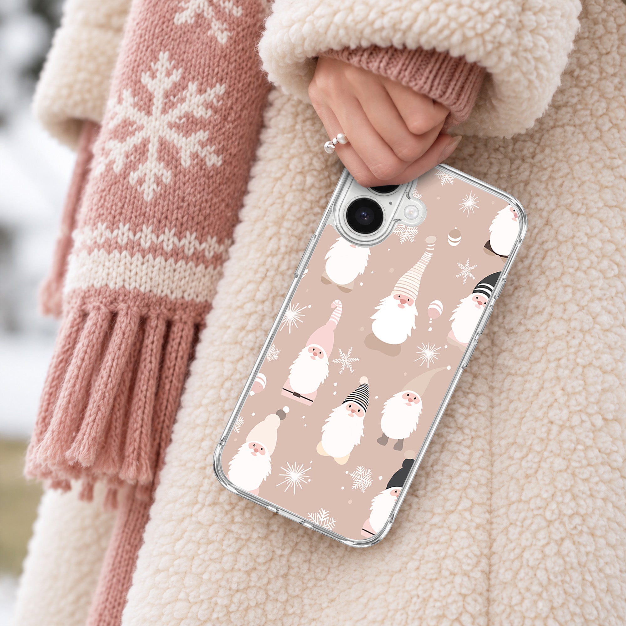 Knomes in Pink iPhone 17 Case