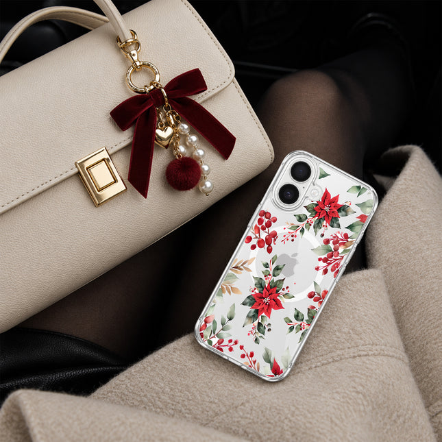 Poinsettias iPhone 17 Case