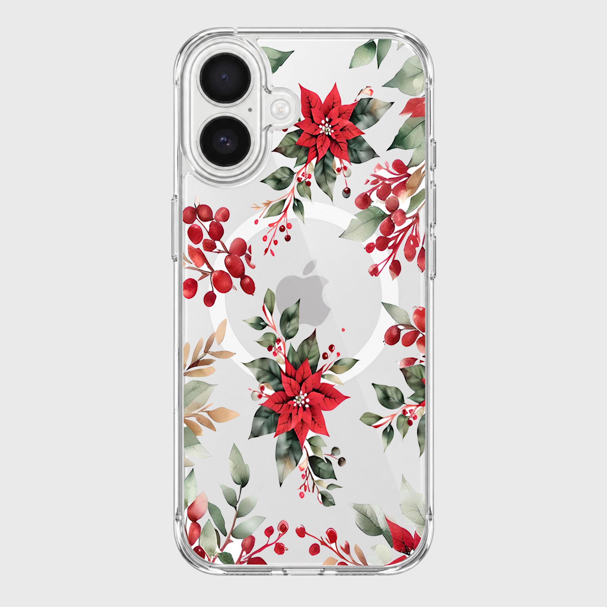 Poinsettias iPhone 17 Case