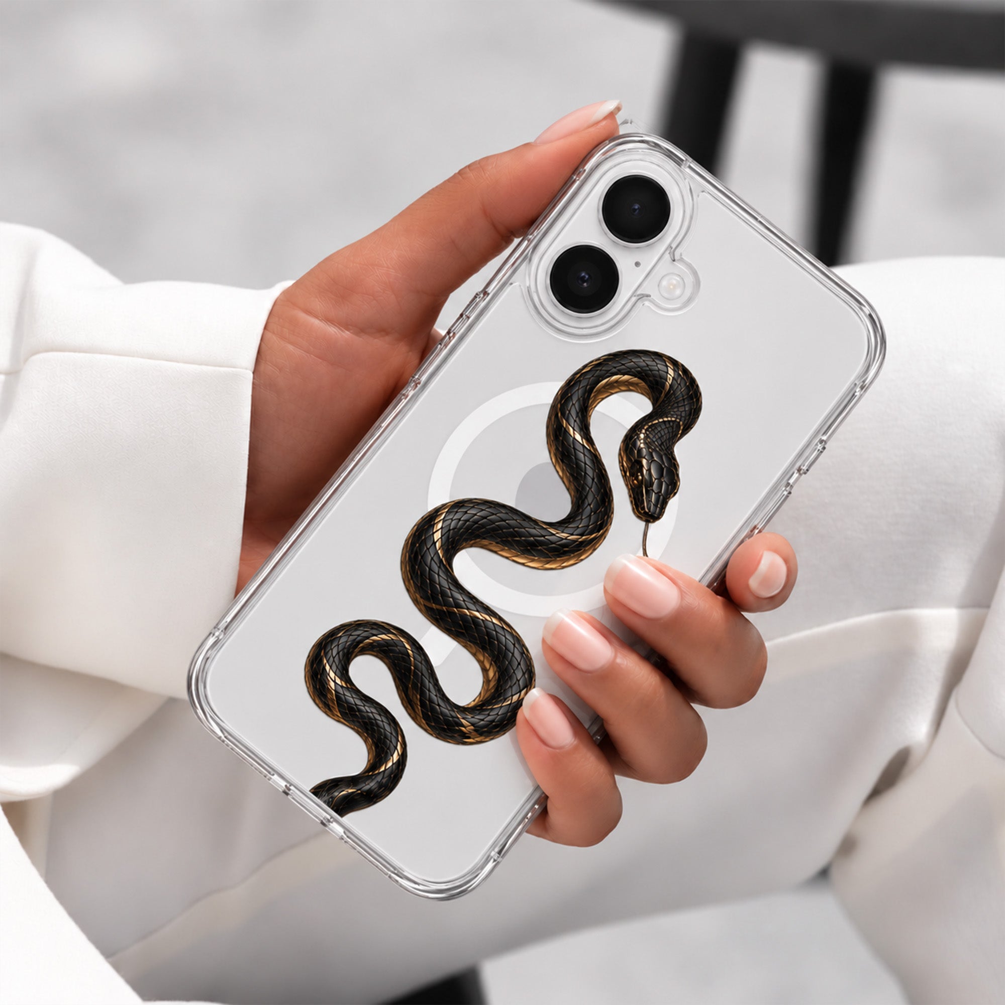 Snake Christmas iPhone 17 Case