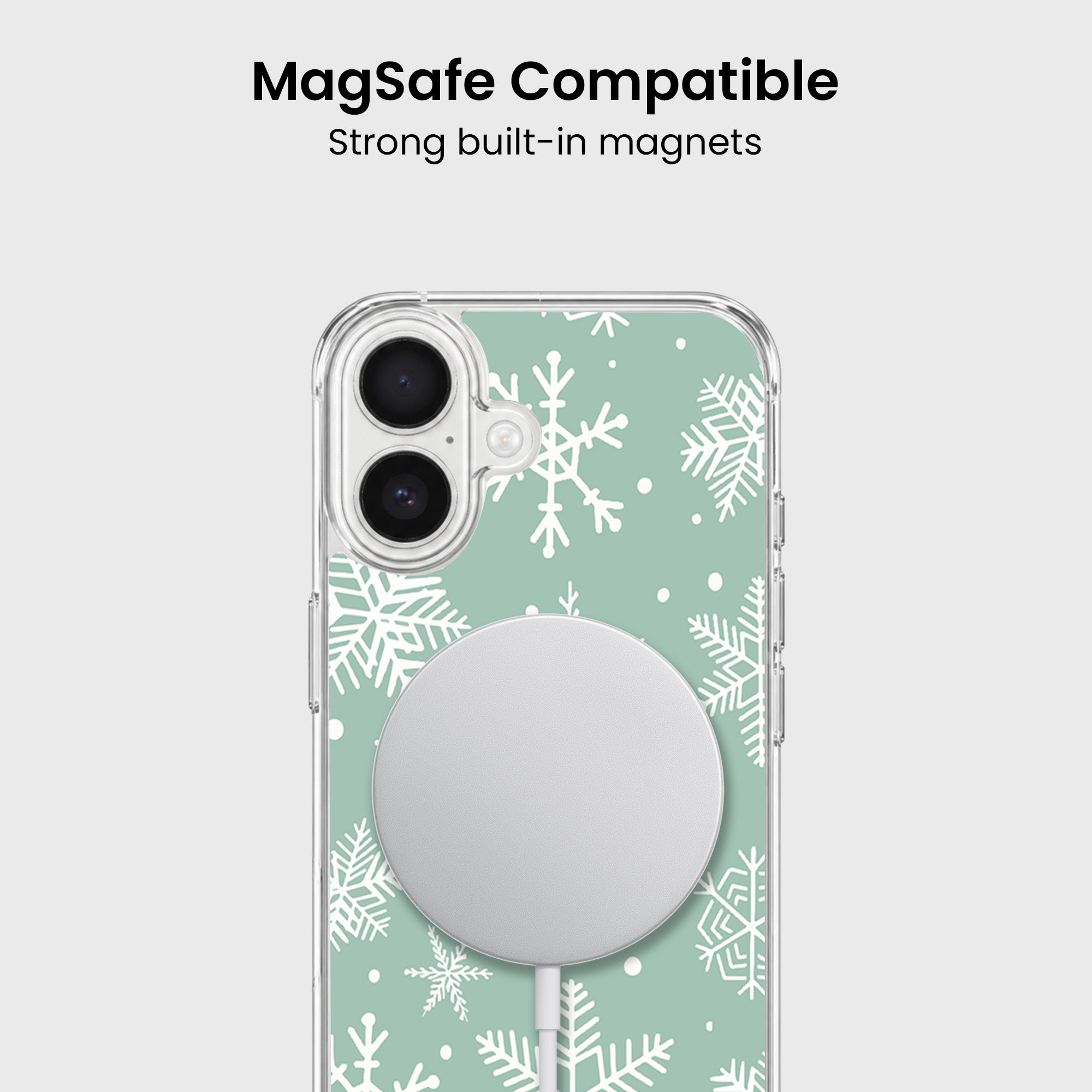 Snowflakes 2 iPhone 17 Case