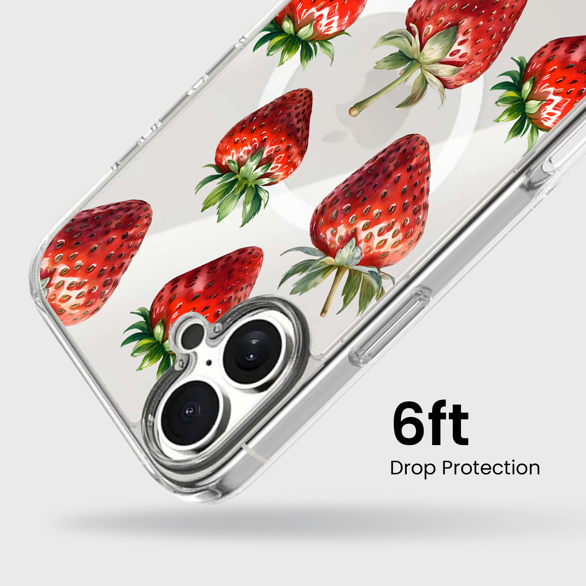 Strawberries iPhone 17 Case