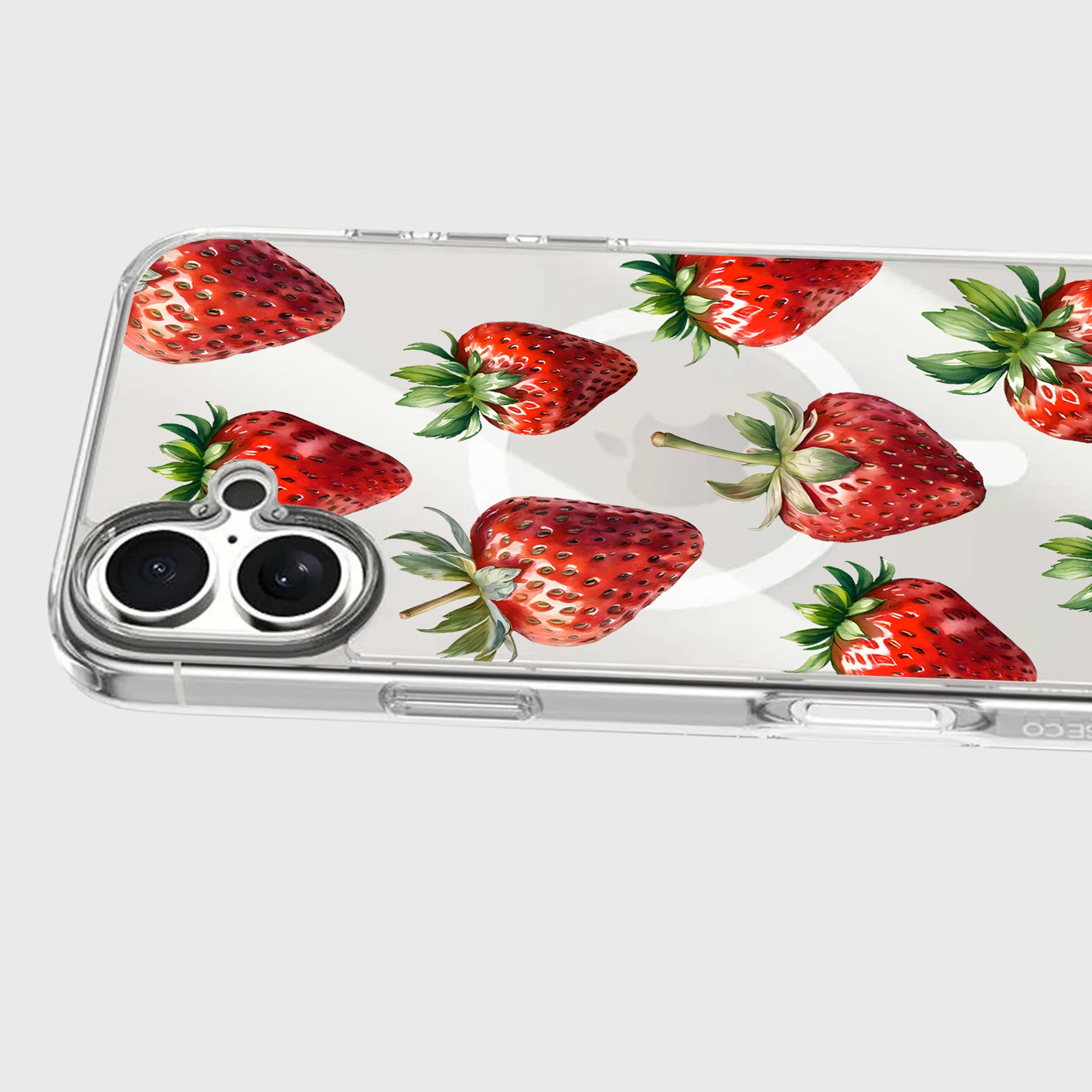 Strawberries iPhone 17 Case