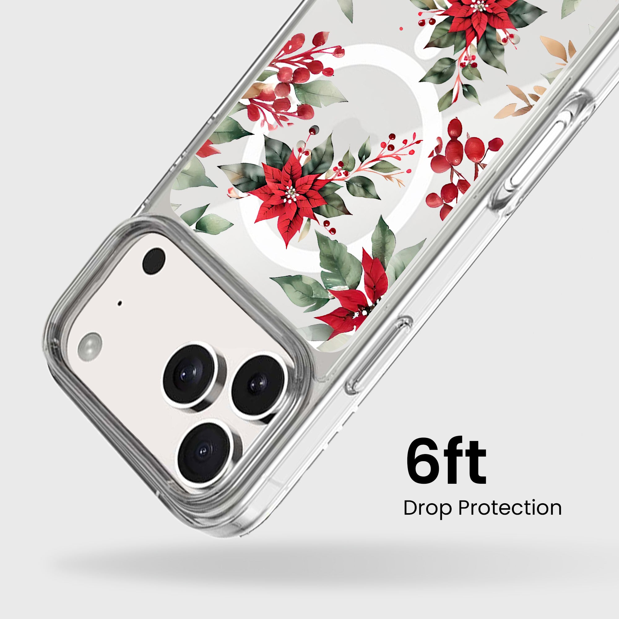 Poinsettias iPhone 17 / 18 Pro Max Case