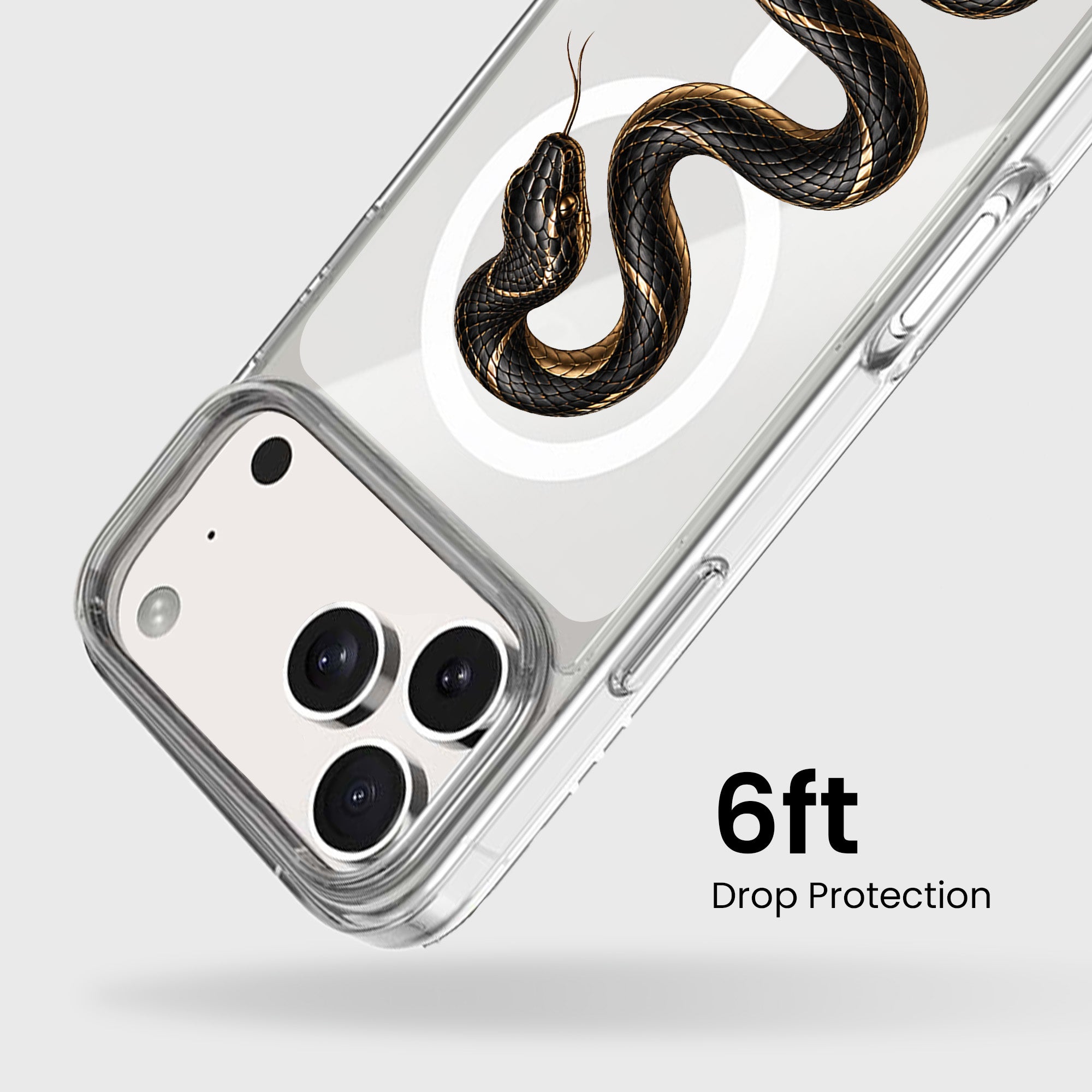 Snake Christmas iPhone 17 / 18 Pro Case