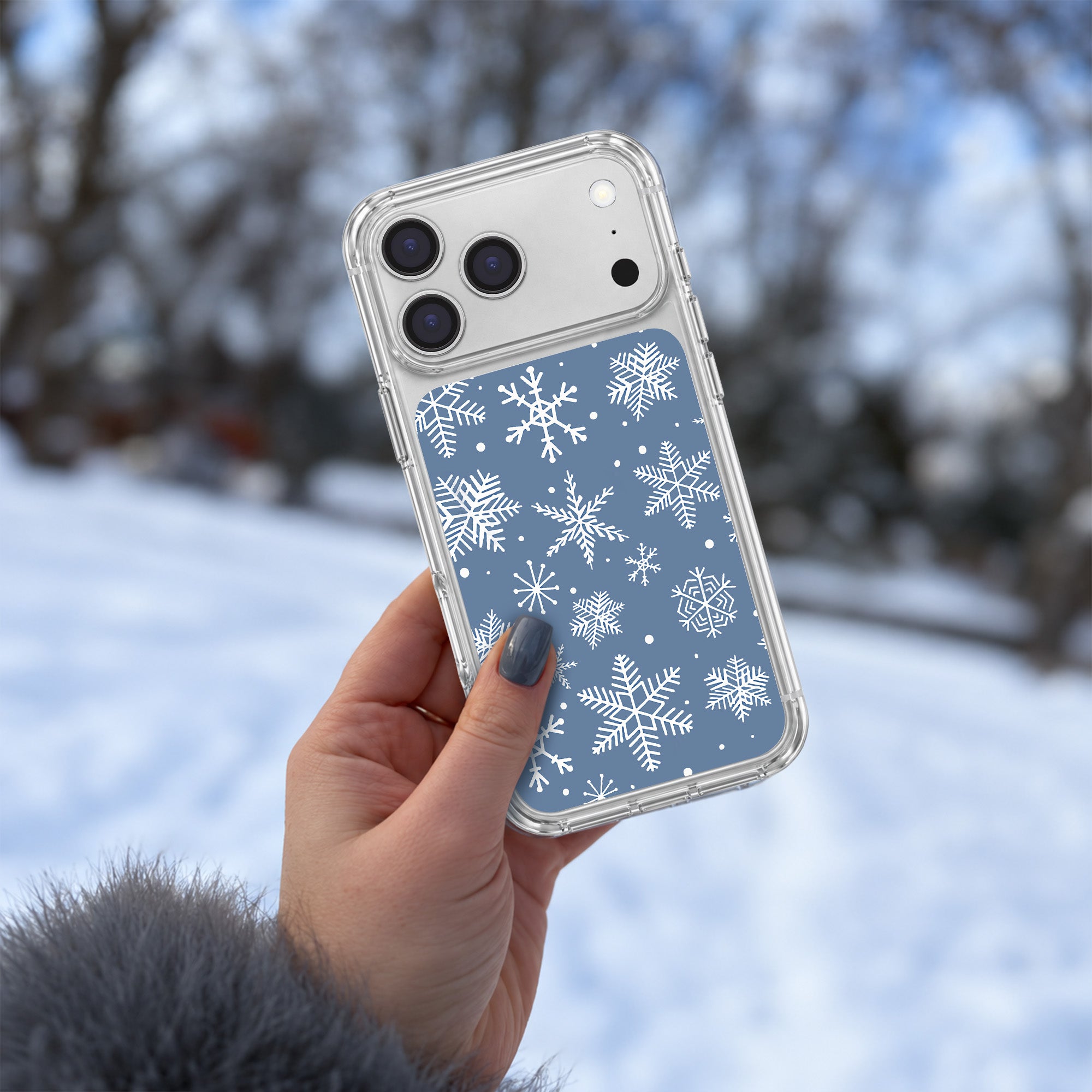 Snowflakes 4 iPhone 17 / 18 Pro Max Case