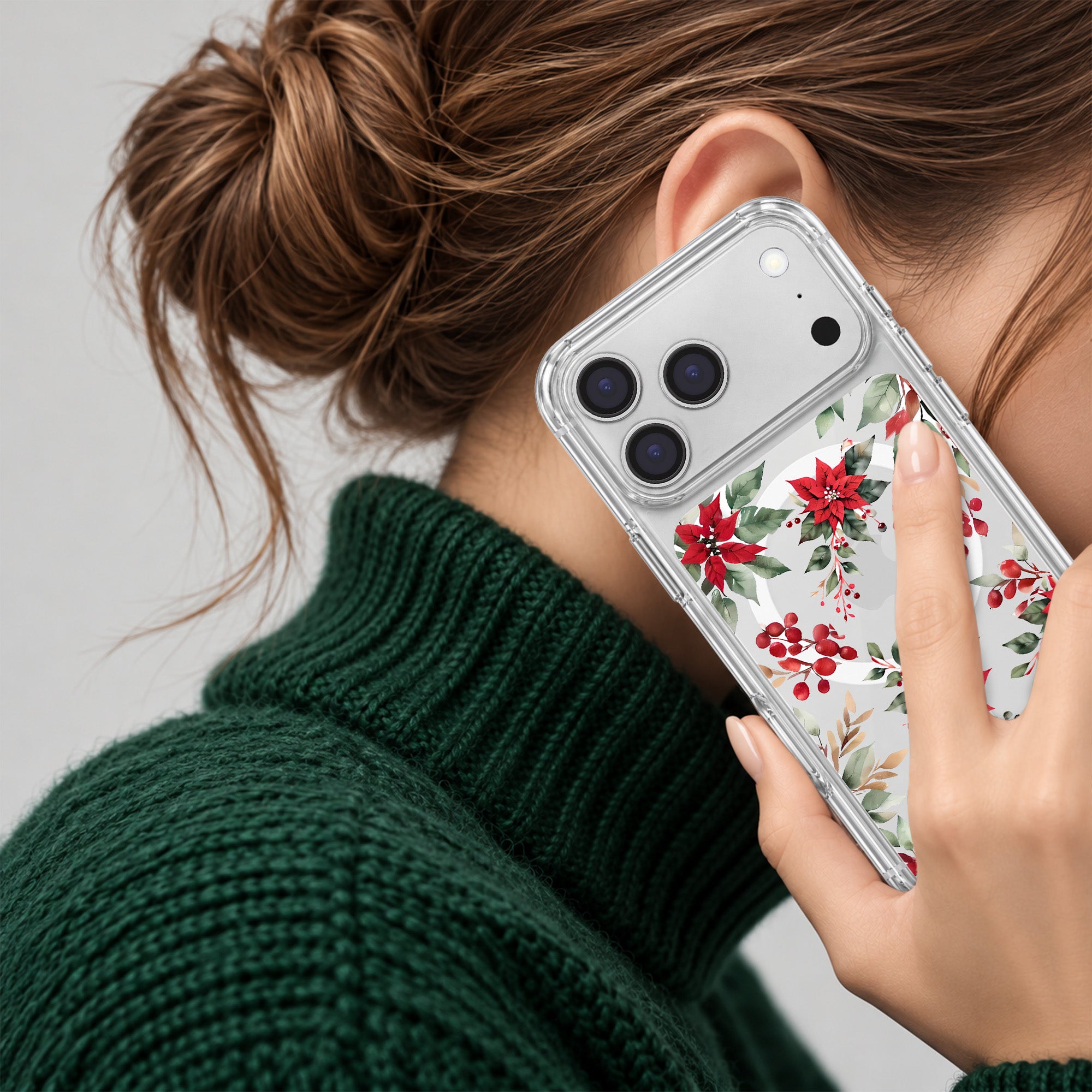 Poinsettias iPhone 17 / 18 Pro Max Case