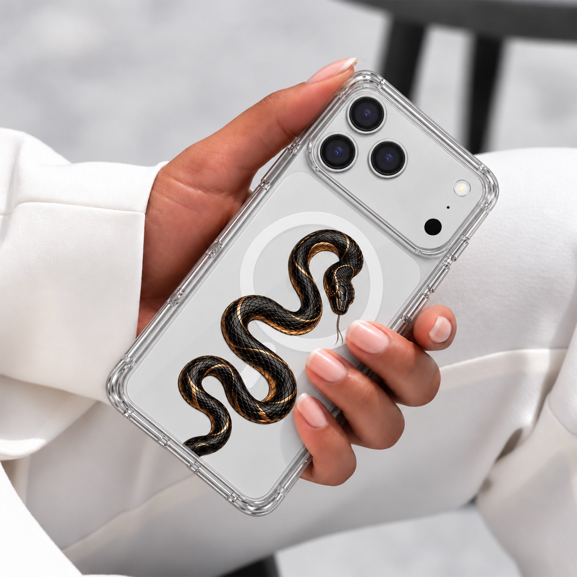 Snake Christmas iPhone 17 / 18 Pro Case