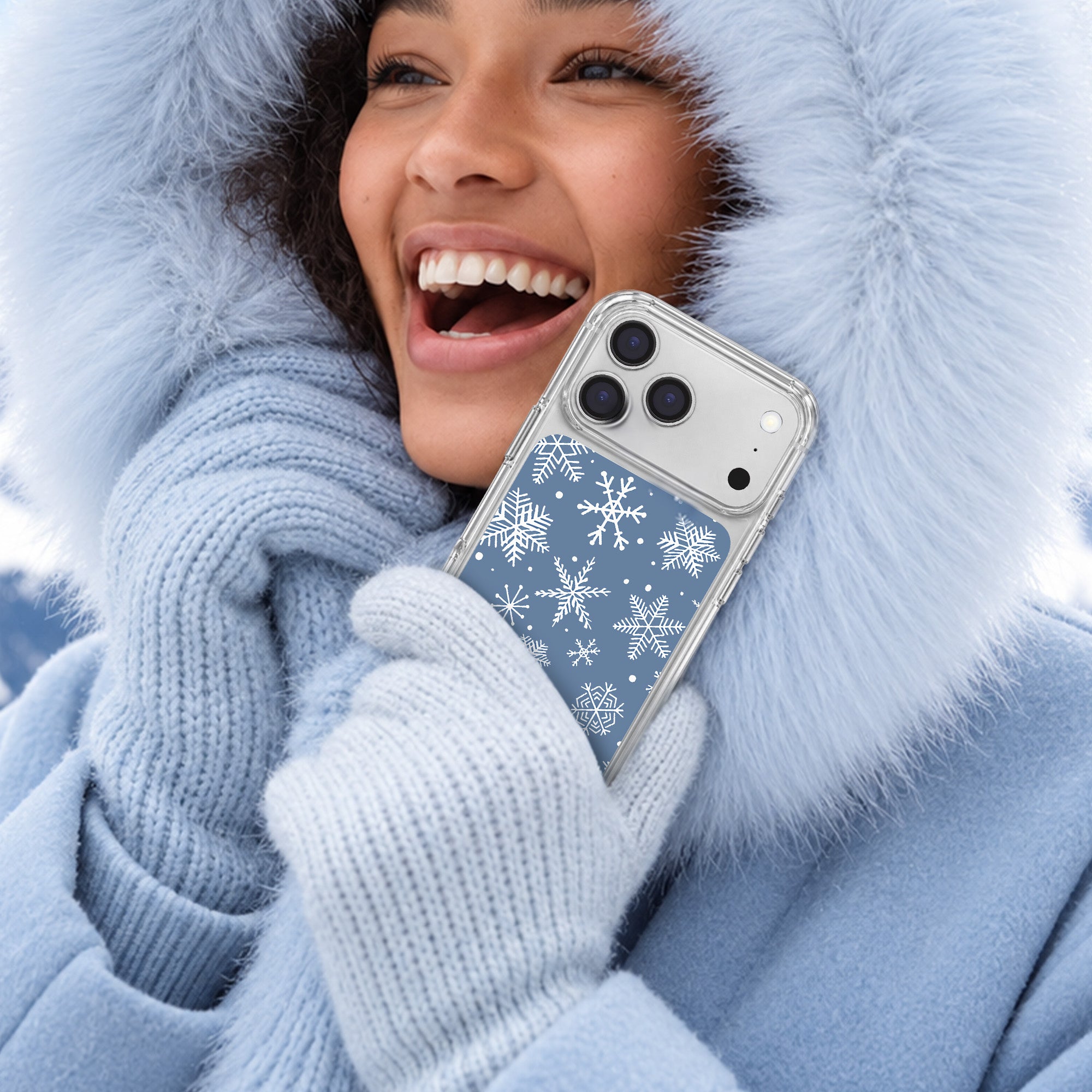 Snowflakes 4 iPhone 17 / 18 Pro Max Case