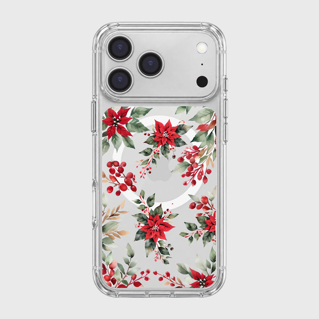Poinsettias iPhone 17 / 18 Pro Case