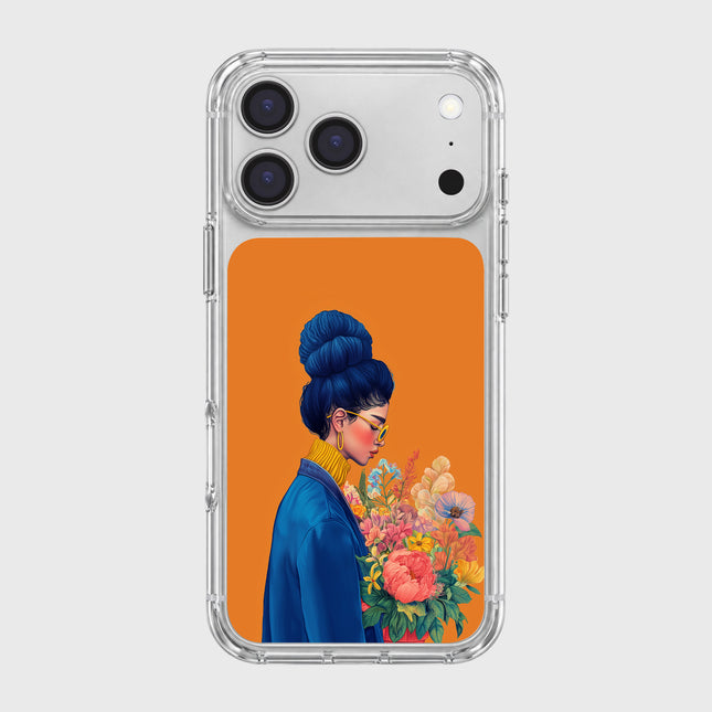 Woman in Blue iPhone 17 / 18 Pro Case