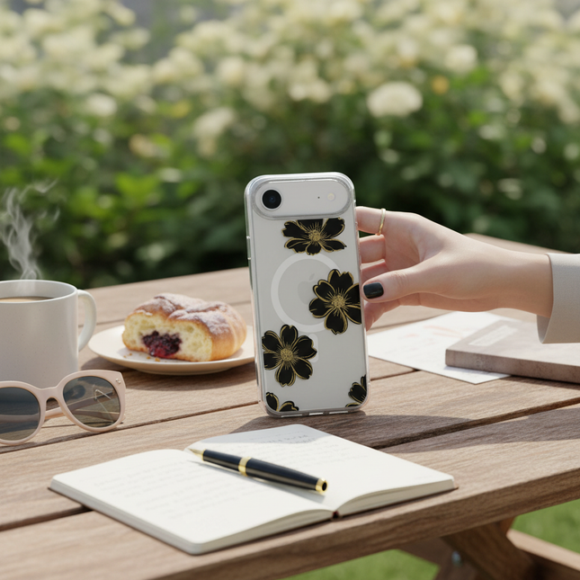 Black Flower - iPhone Air