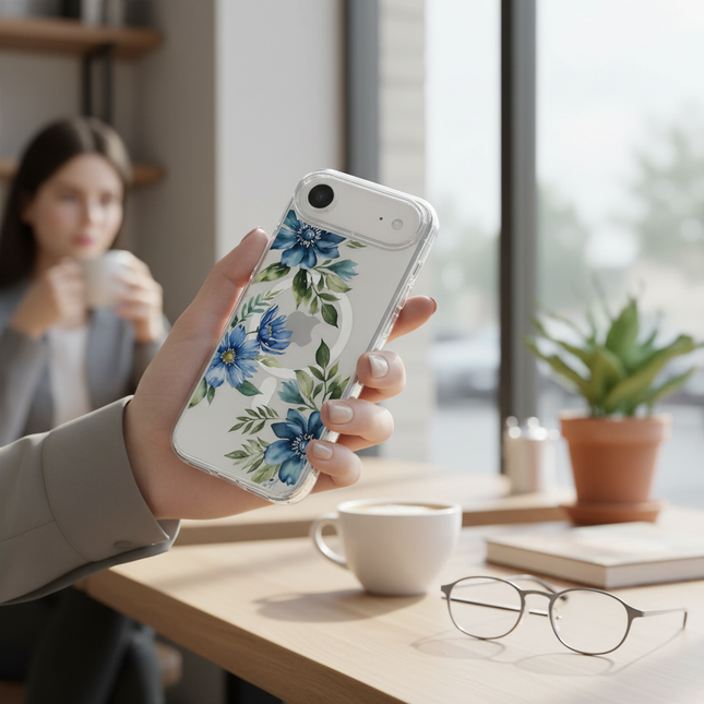 Blue Floral - iPhone Air