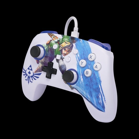 Enhanced Wired Controller & Slim Case Bundle (Master Sword) Switch PDQ