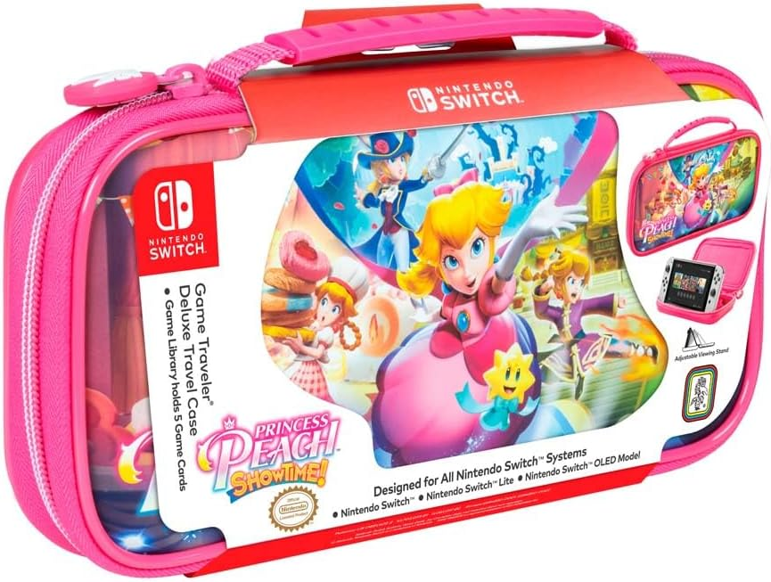 Game Traveler Peach Showtime Deluxe Travel Case Switch / Lite / OLED