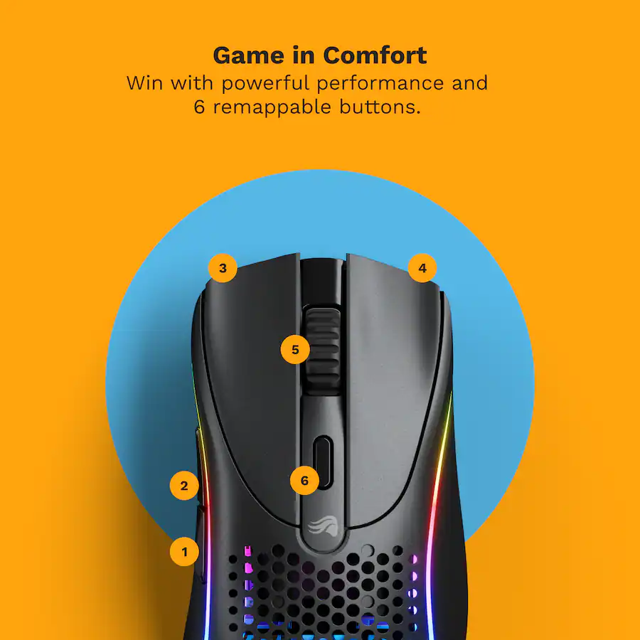 Glorious Model D 2 Wireless - Matte Black