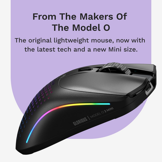 Glorious Model O2 Mini Wireless - Matte Black