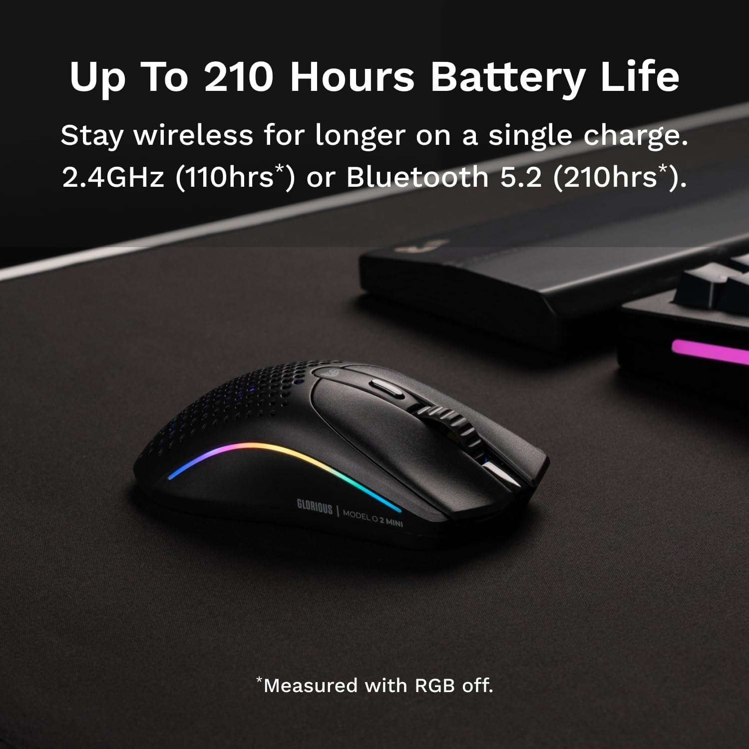 Glorious Model O2 Mini Wireless - Matte Black
