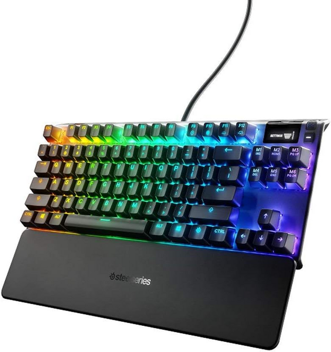 SteelSeries Apex 7 TKL (Red Switch) Wired Keyboard Black - PC