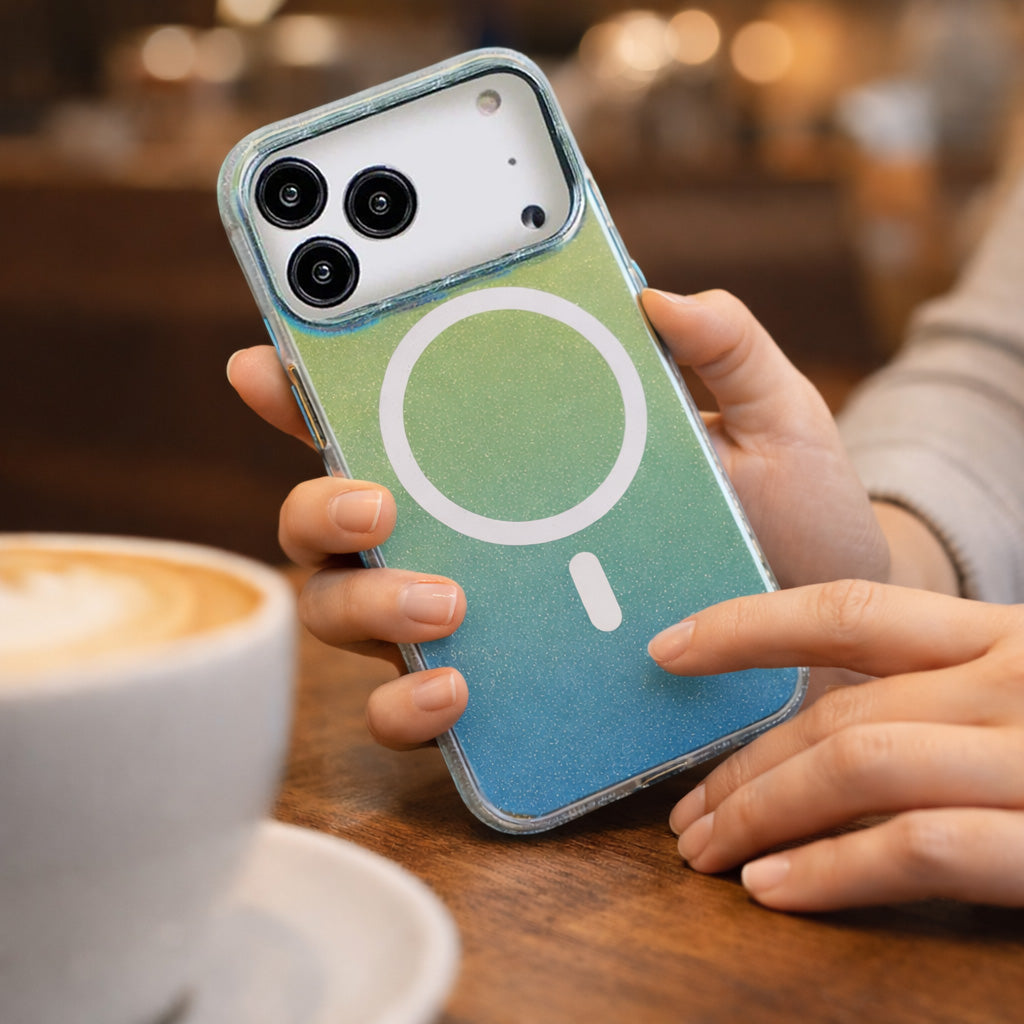 Caseco Protective Clear Iridescent Phone Case iPhone - 17 Pro Max