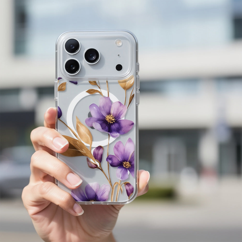 Purple Wildflower - iPhone 17 Pro Max