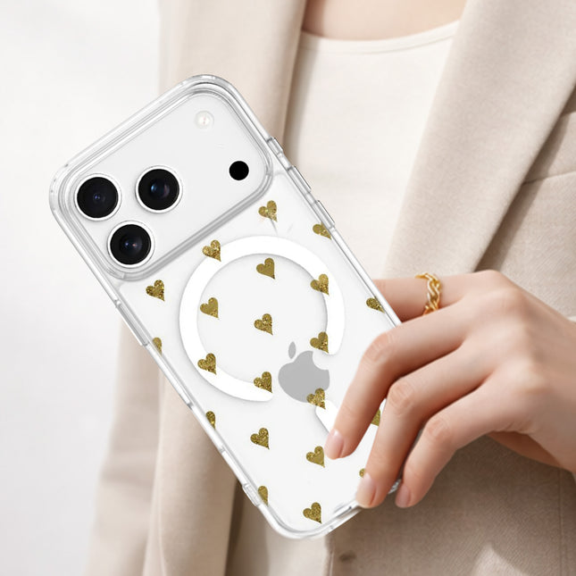 Gold Hearts - iPhone 17 Pro Max