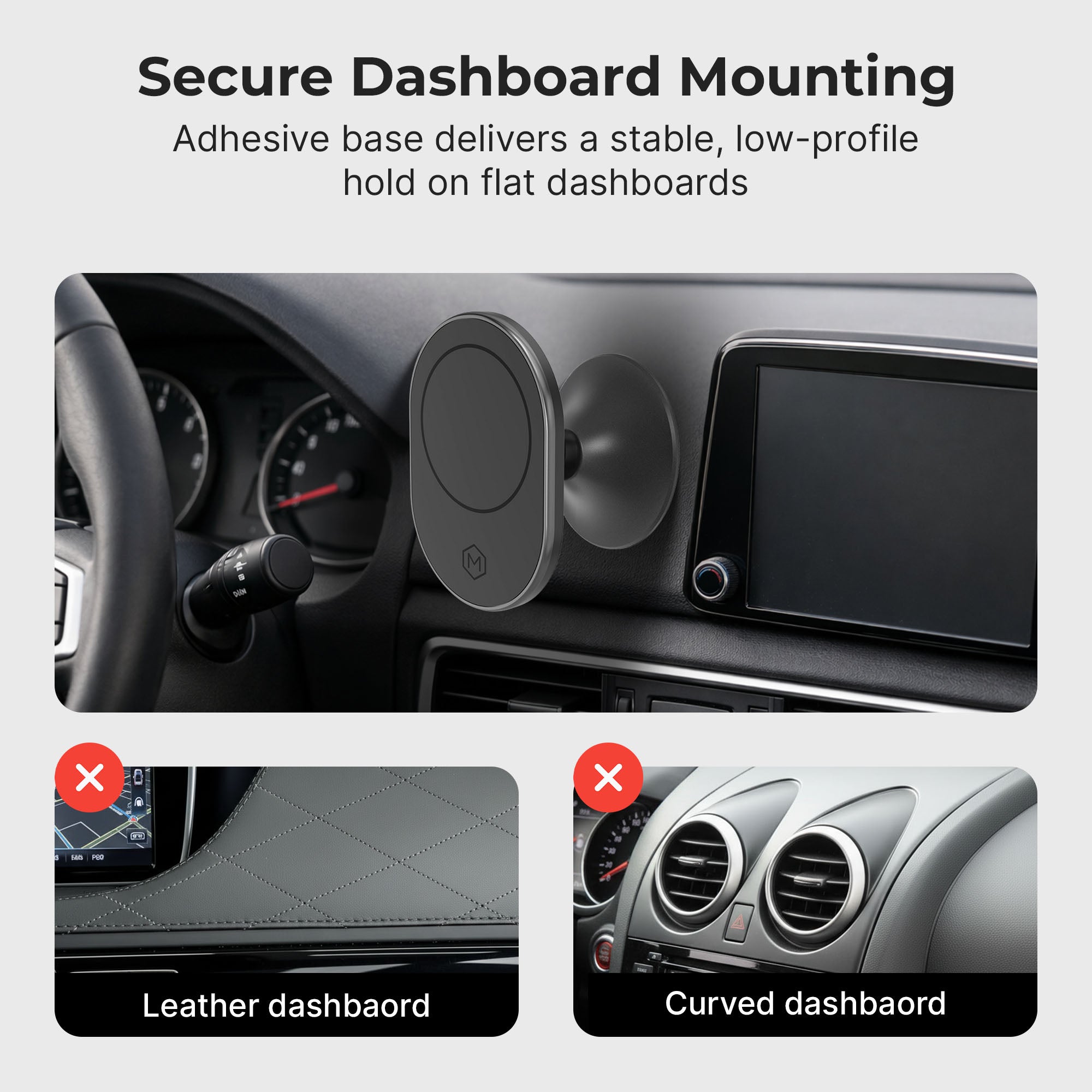 Mighty Mount Magnetic Car Dash Mount with MagSafe