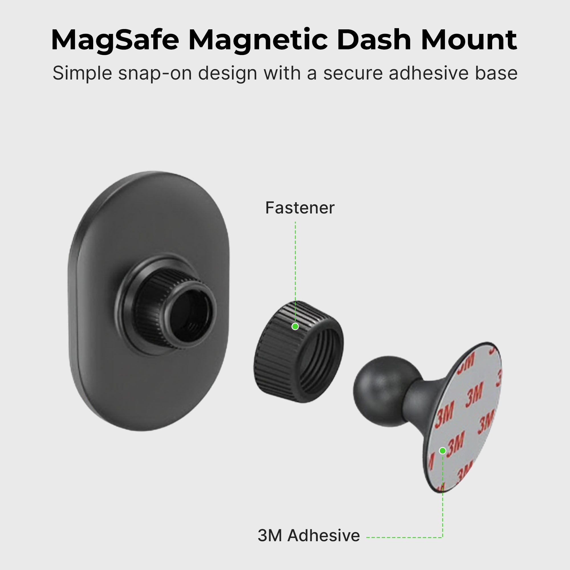 Mighty Mount Magnetic Car Dash Mount with MagSafe