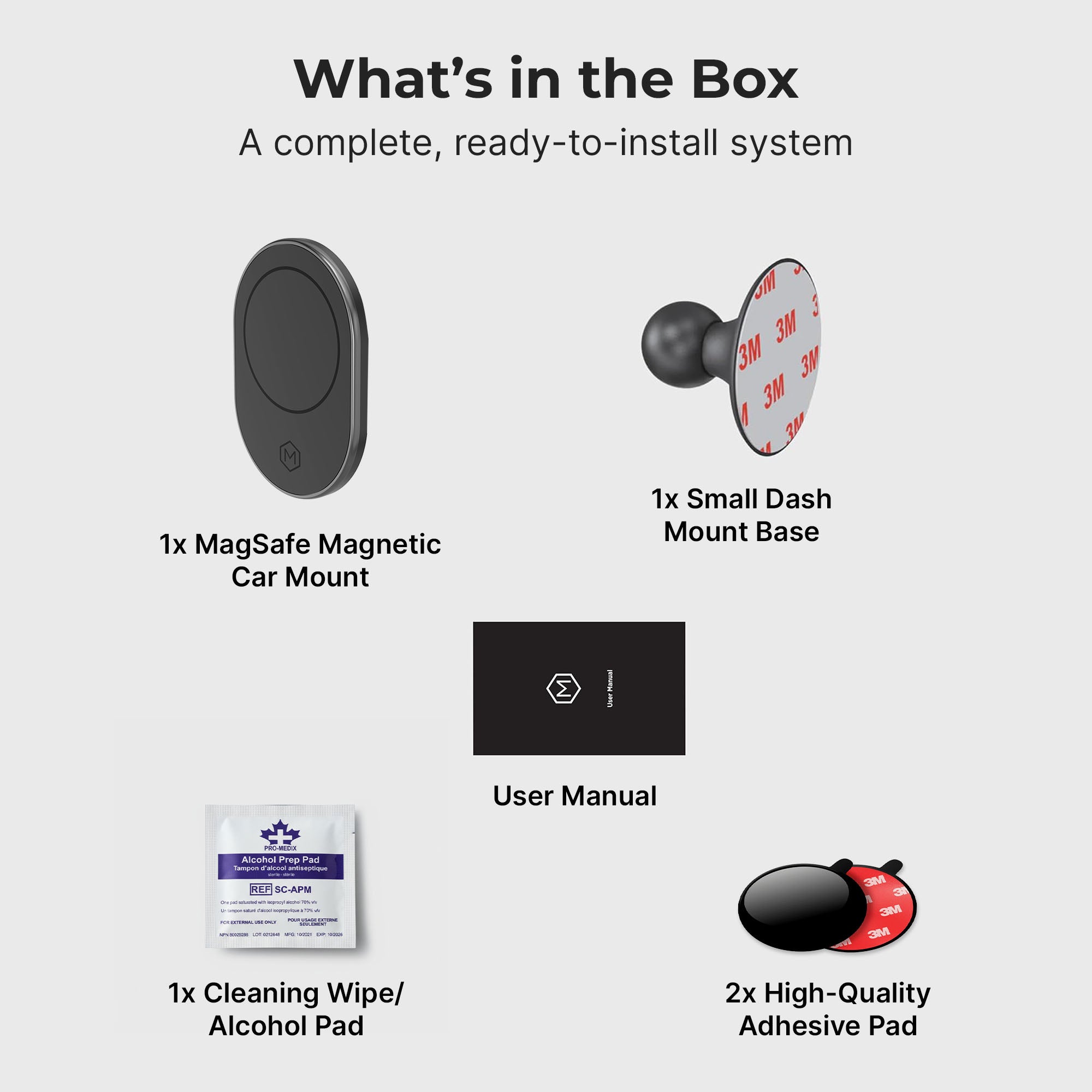 Mighty Mount Magnetic Car Dash Mount with MagSafe