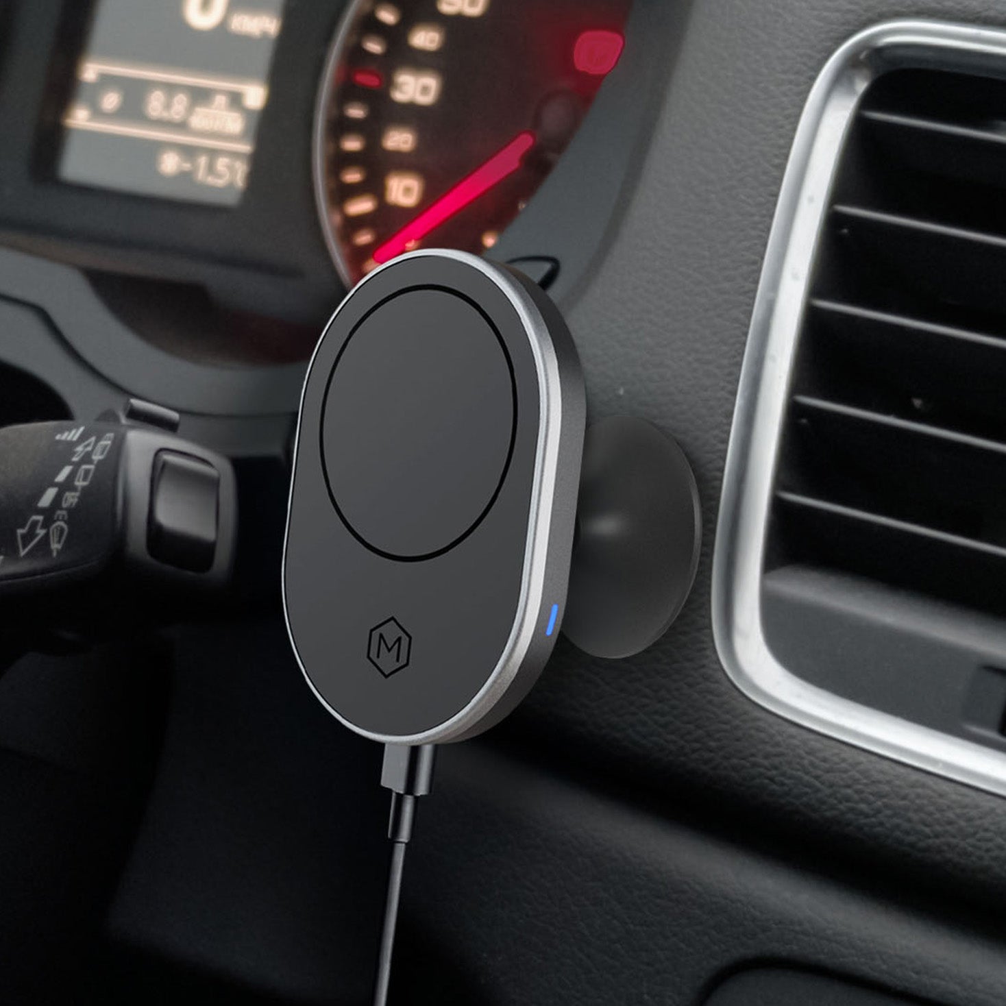 Mighty Mount MagSafe Wireless Car Charger Dashboard Mount