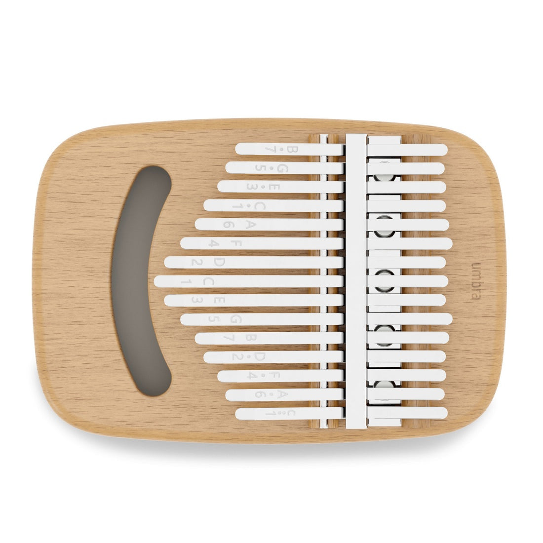 UMBRA Strumba Kalimba - White-Natural