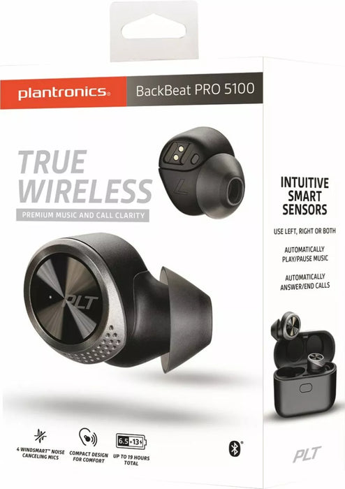 Plantronics BackBeat Pro 5100 True Wireless Bluetooth Earbuds