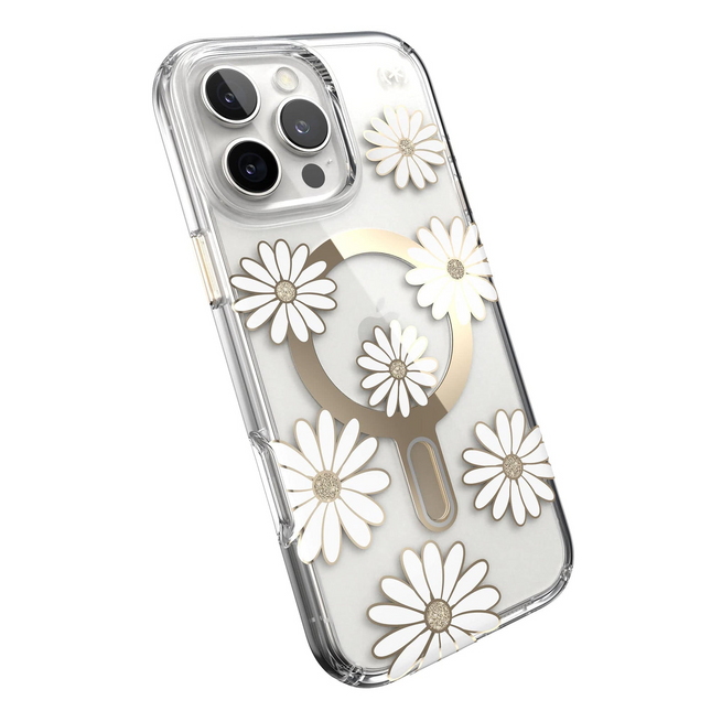 Speck iPhone 16 Pro Max Presidio Lux + ClickLock - Daisies