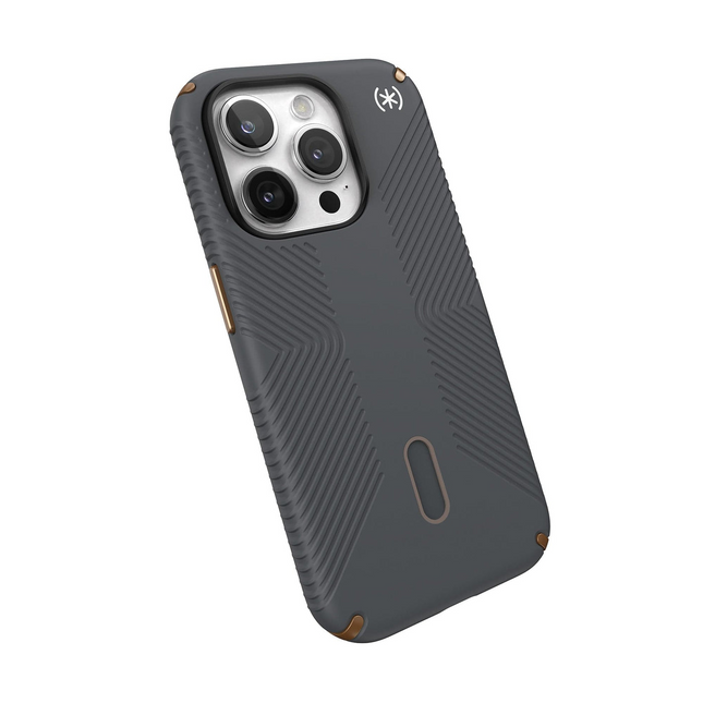 Speck iPhone 15 Pro Presidio2 Grip + ClickLock - Grey