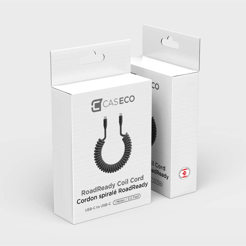 Caseco Road Ready Coil Cord (USB-C to USB-C)