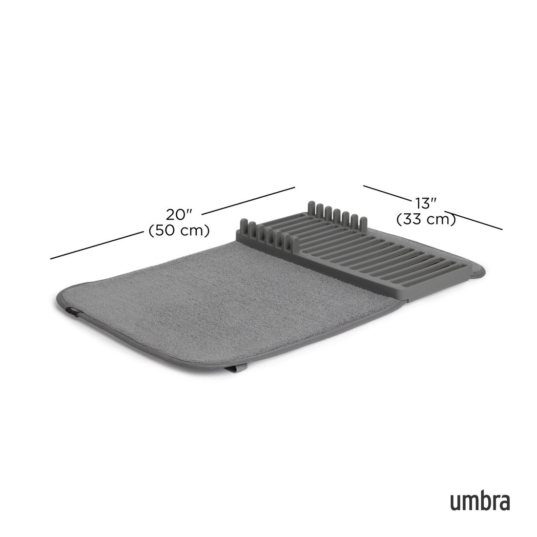 UMBRA UDry Mini Dish Drying Rack with Mat