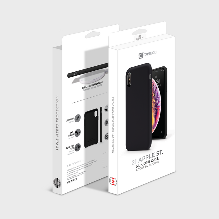 21 Apple St. Silicone Case - iPhone XS & X (BULK PACKAGING)
