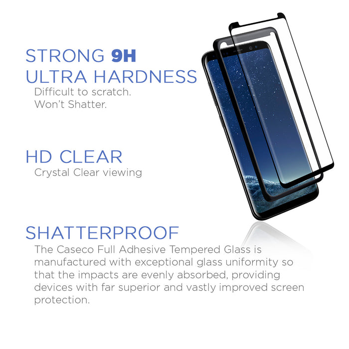 Samsung Galaxy S9 Plus Full Adhesive Curved Tempered Glass w/ Tray - Screen Patrol (BULK ONLY)