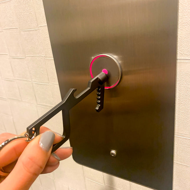 Touchless 3-in-1 Keychain Door Opener (Pack of 12 pcs)