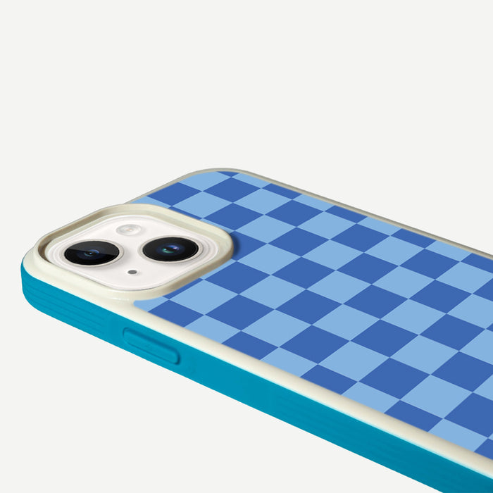 Fremont Design Case - Blue Checkerboard